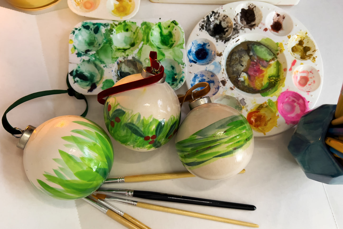Limited Edition Hand-Painted Porcelain Ornaments