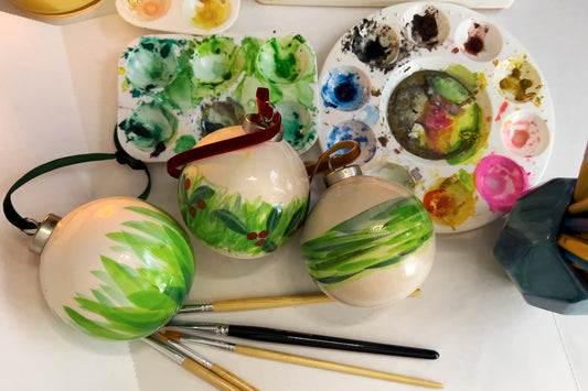 Limited Edition Hand-Painted Porcelain Ornaments