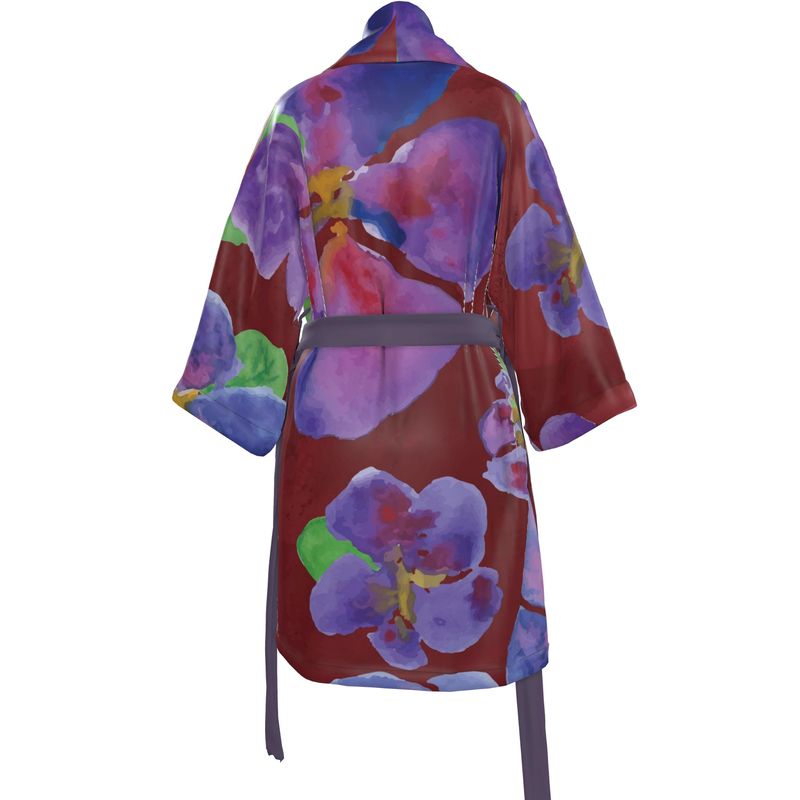 Handcrafted African Violet Kimono