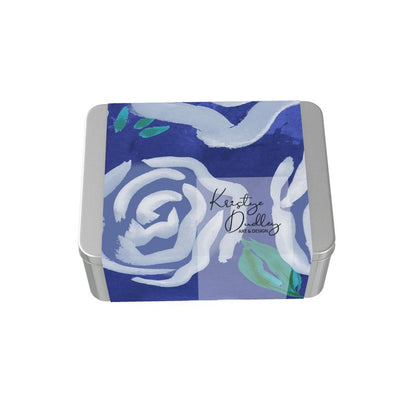 White Rose Gift Tin Box