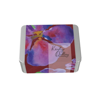 African Violet Gift Tin Box