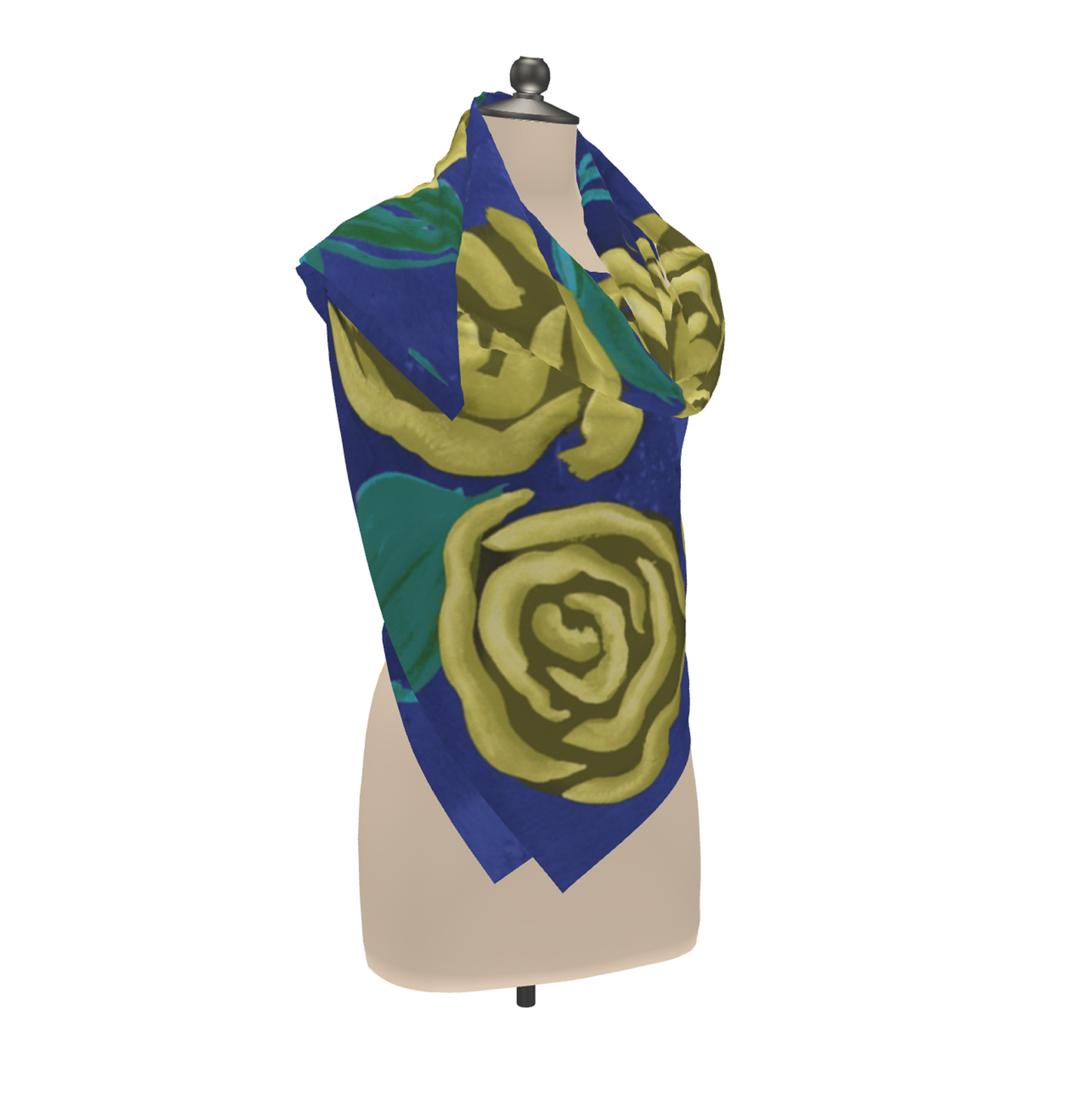 Yellow Rose Scarf