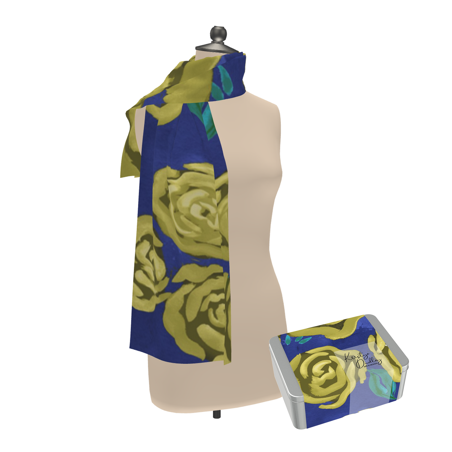 Yellow Rose Scarf