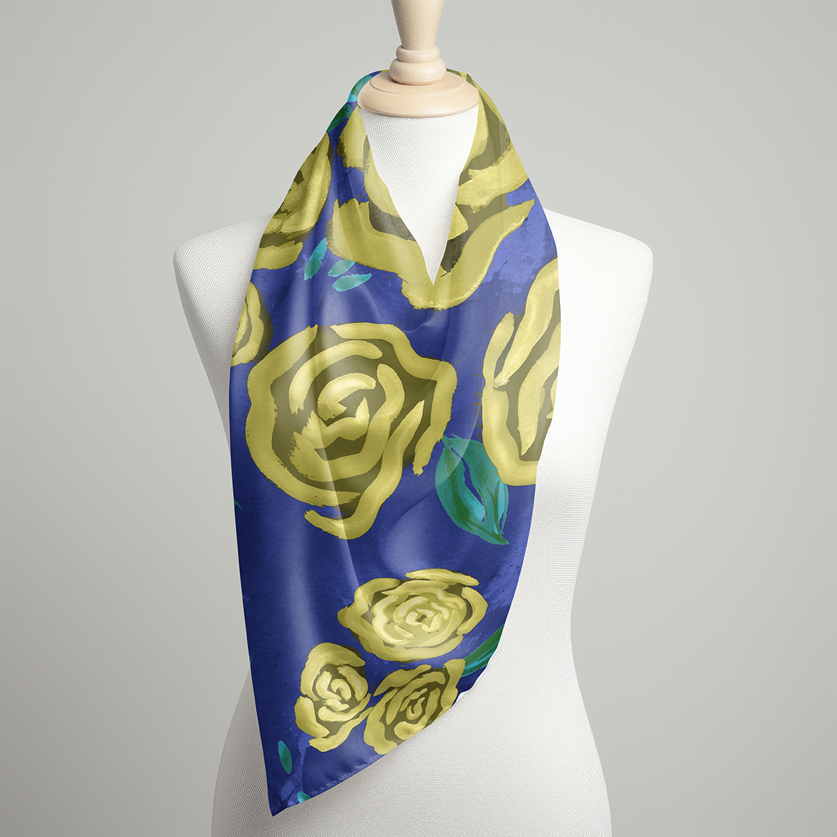 Yellow Rose Scarf