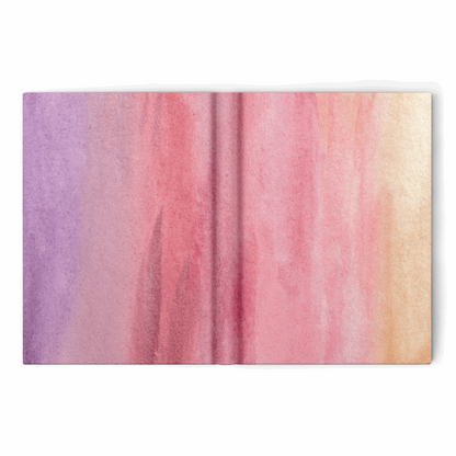 Hardcover Journal featuring Sunset Watercolor Art by Kristye Dudley